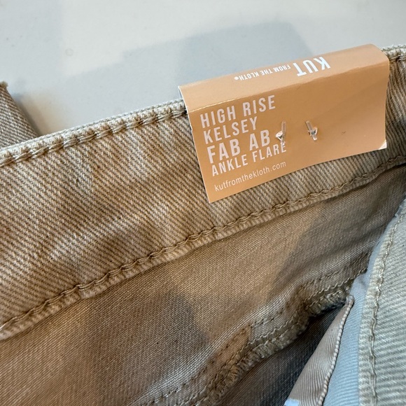 NWT KUT from the Kloth tan jeans size 6 - Picture 2 of 5